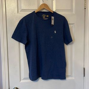 POLO Ralph Lauren blue short sleeve t shirt, men’s size M, NEW WITH TAGS